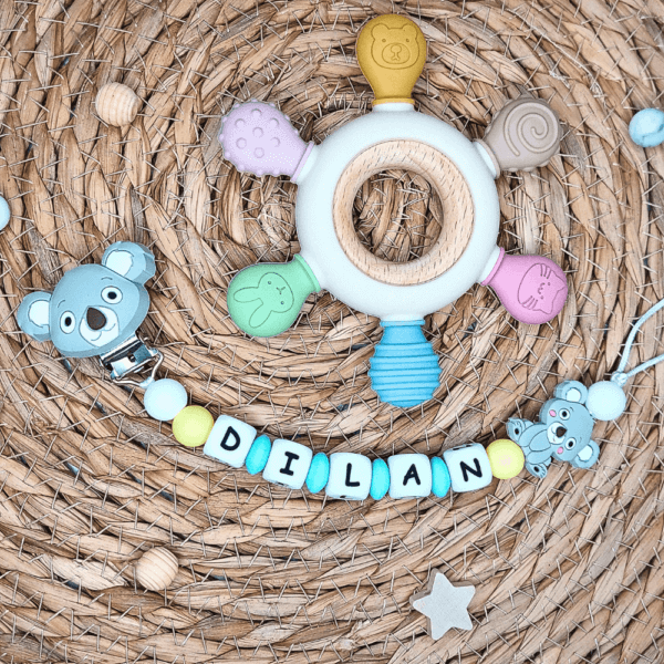chupetero-personalizado-dilan-koala-menta-amarillo