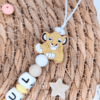 cadena chupete simba bebe rey leon personalizada