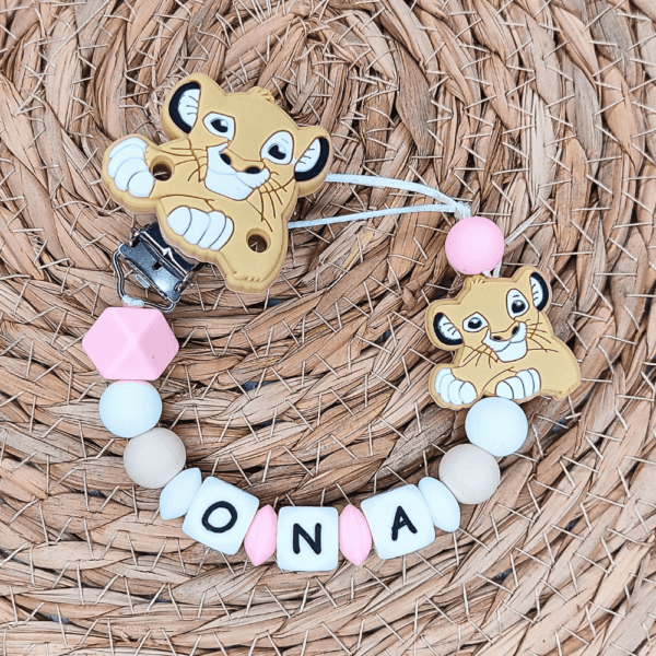 cadena chupete simba rey leon personalizada