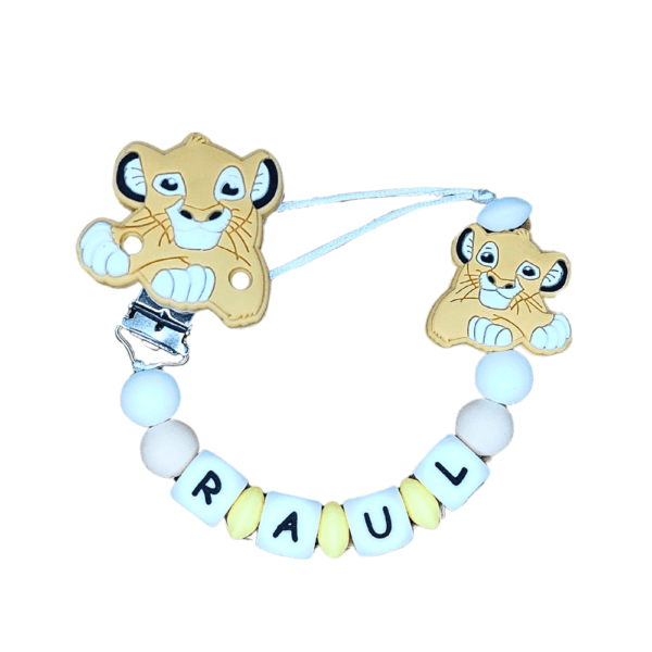 sujetachupetes simba bebe disney silicona fondo transparente