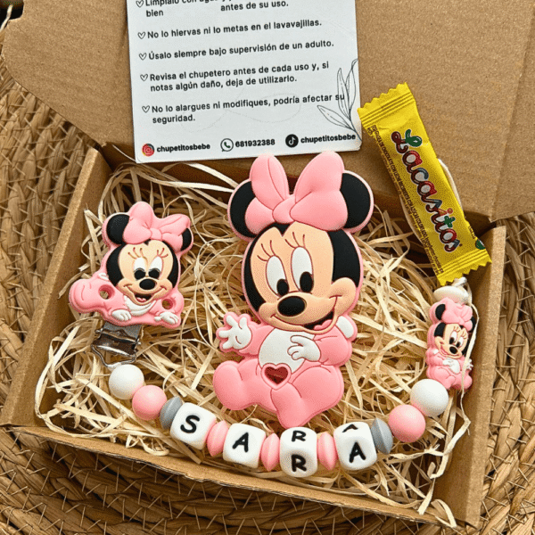 caja-regalo-chupetero-minnie-bebe-sara-rosa