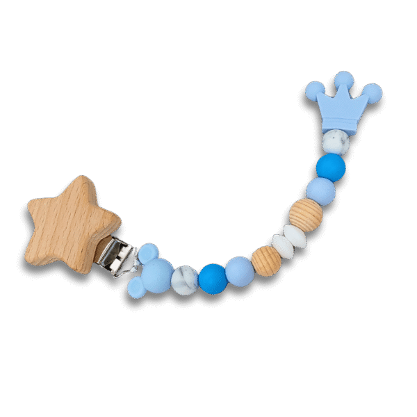 chupetero-estrella-corona-azul-madera-silicona
