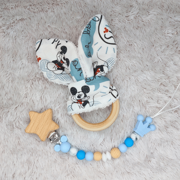 mordedor-conejo-tela-mickey-chupetero-estrella-corona-azul